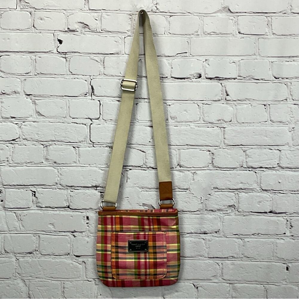 Tommy Hilfiger Crossbody Plaid Purse/Bag Shopping Travel Vacation Adjustable